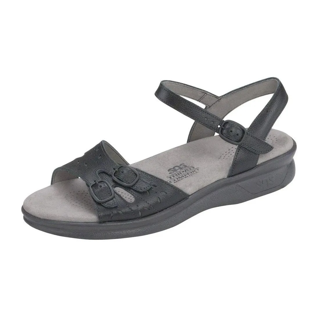 SAS Women's Duo Black Leather