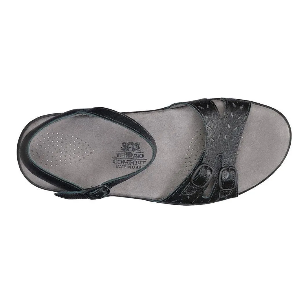 SAS Women's Duo Black Leather