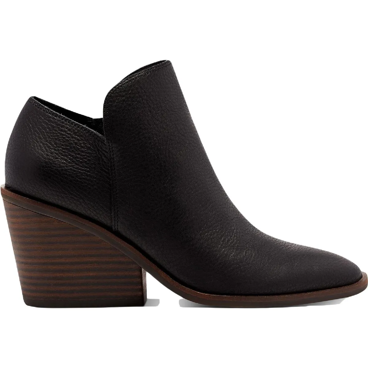 Saucie Womens Comfort Insole Pointed Toe Ankle Boots