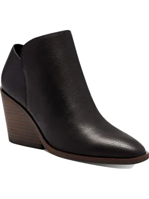 Saucie Womens Comfort Insole Pointed Toe Ankle Boots