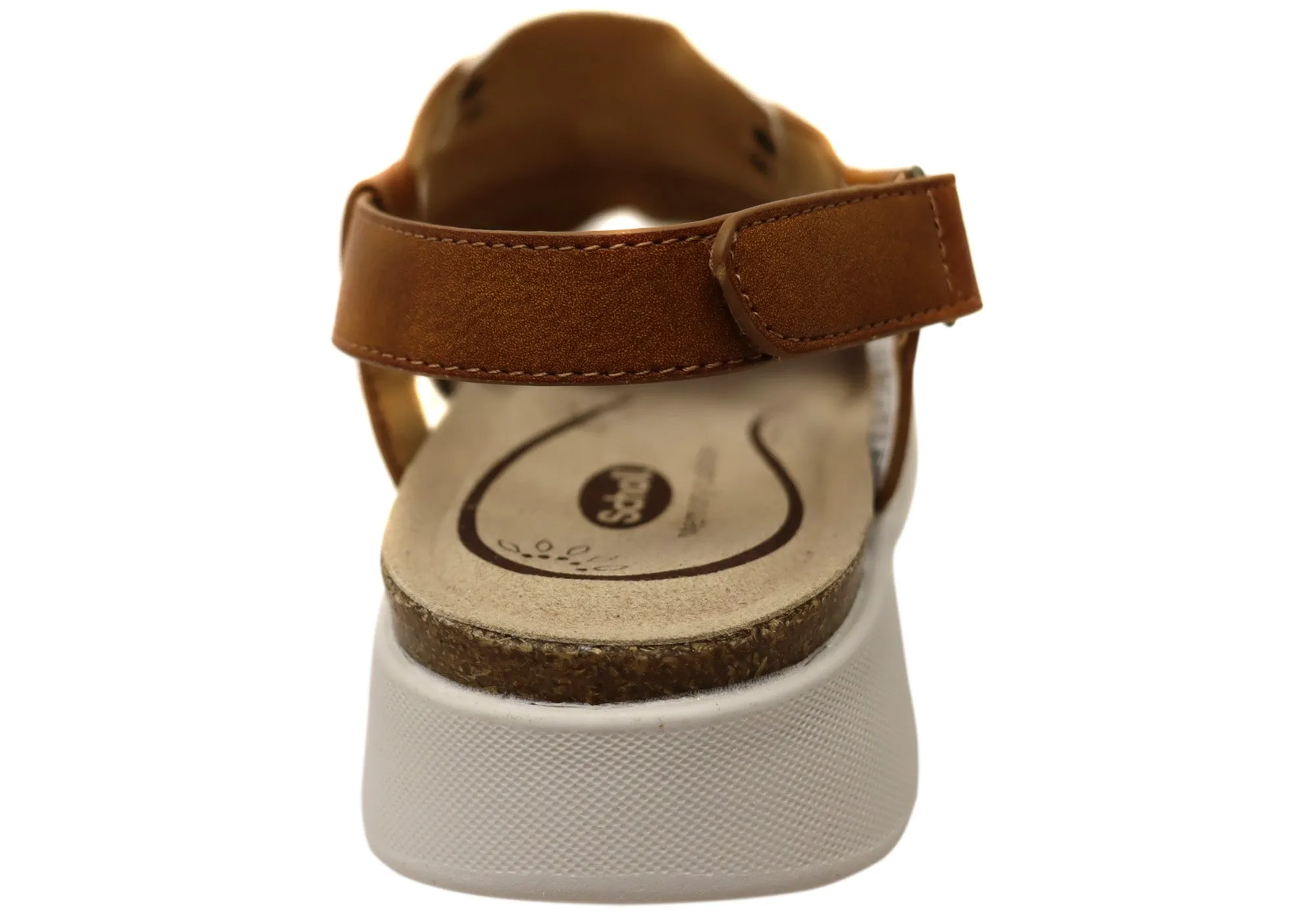 Scholl Orthaheel Tyler Womens Comfortable Sandals Scholl Orthaheel Shoes