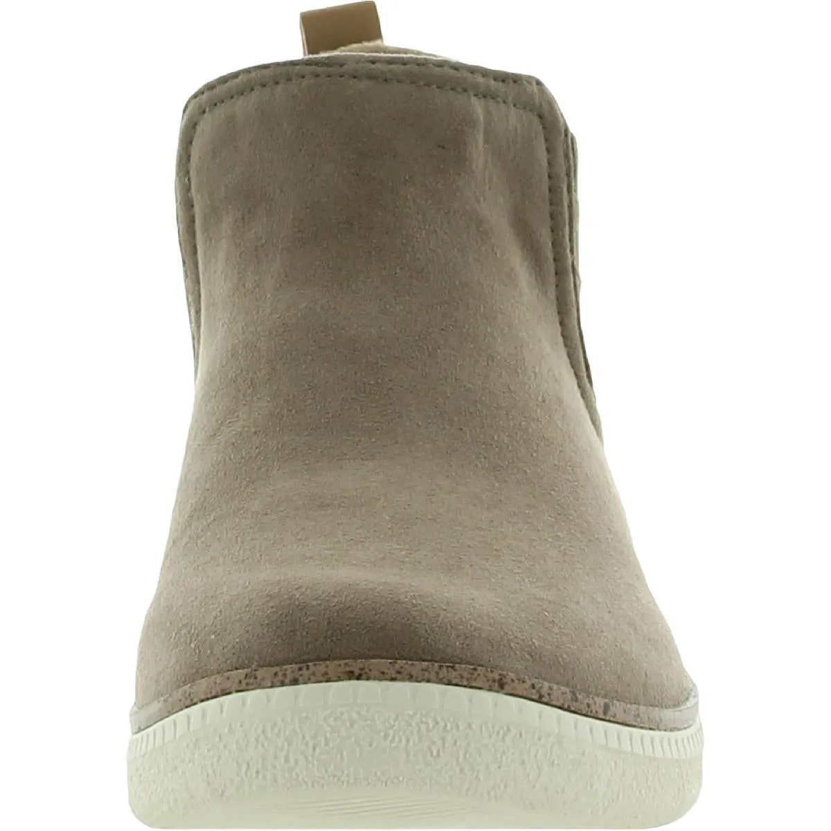 See Me Womens Faux Suede Slip On Ankle Boots