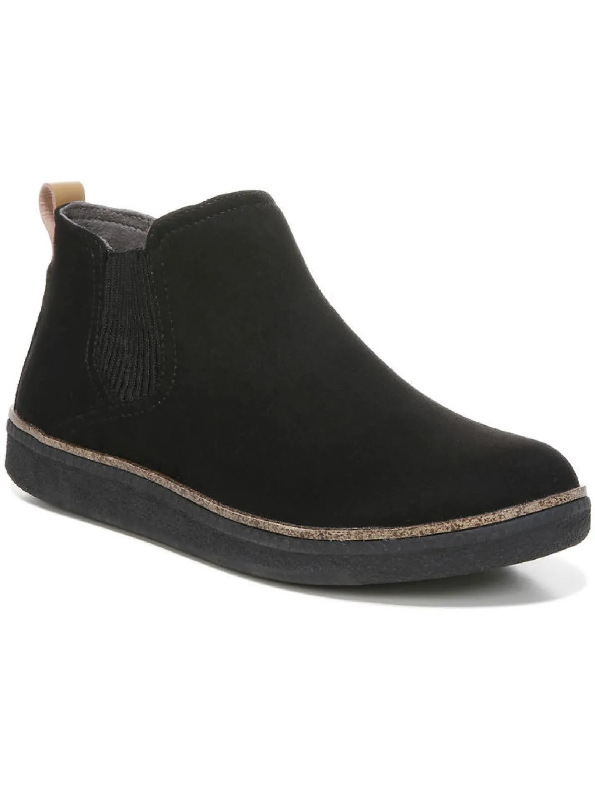 See Me Womens Faux Suede Slip On Ankle Boots