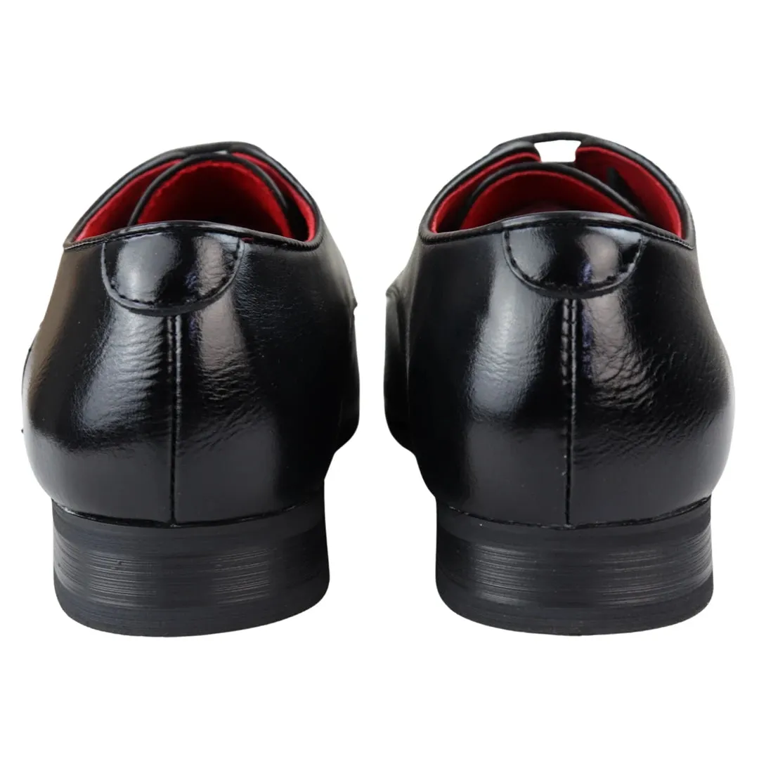 Shoes Smart Formal Perforated Pointed Laced