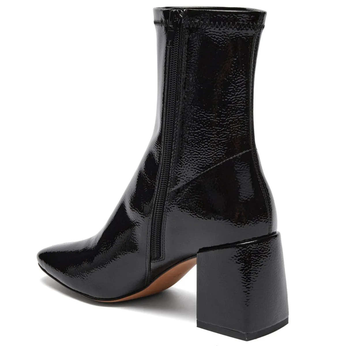 Silent D Women's Carina Black Crinkle Patent