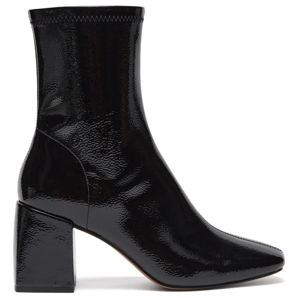 Silent D Women's Carina Black Crinkle Patent