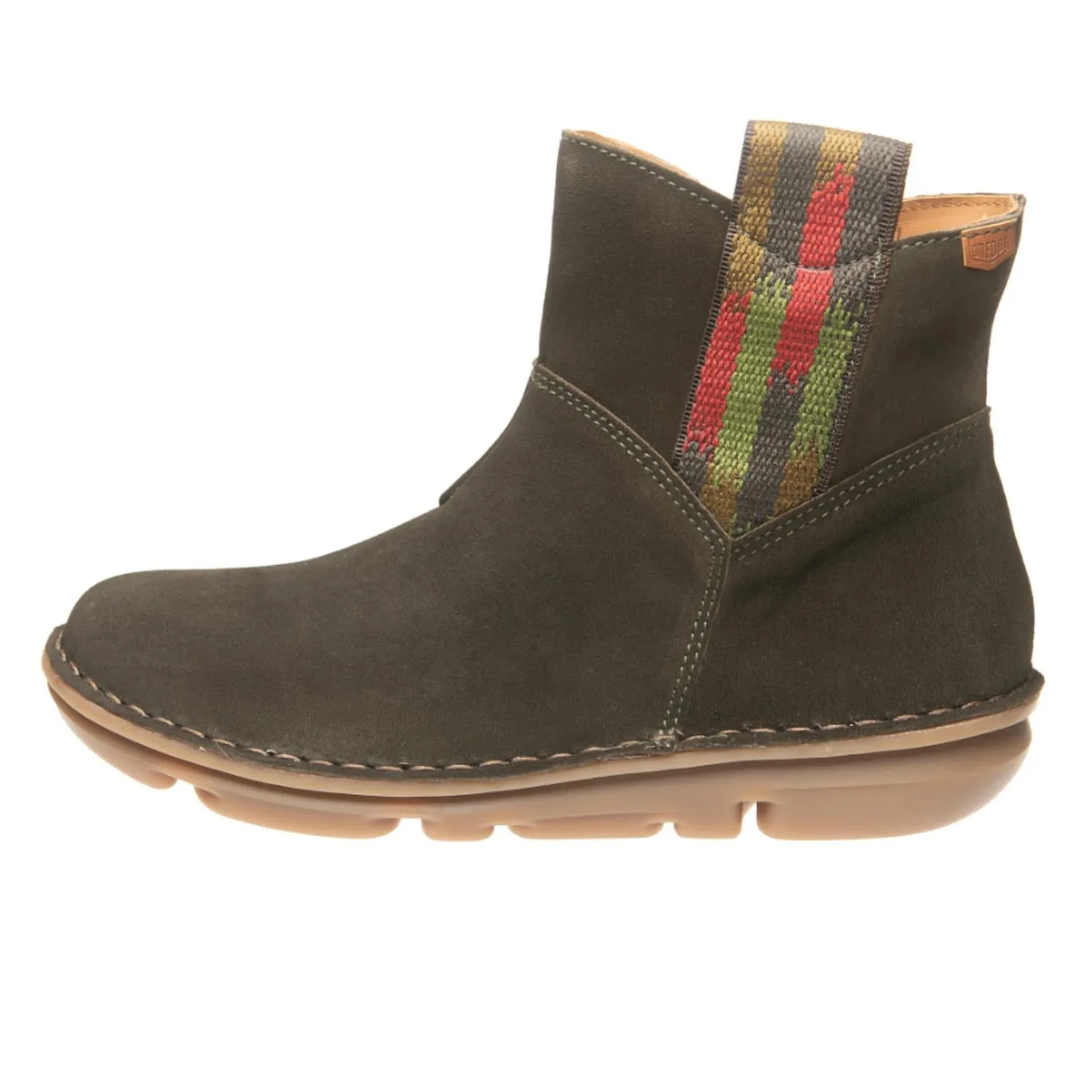 Silken Boot In Khaki
