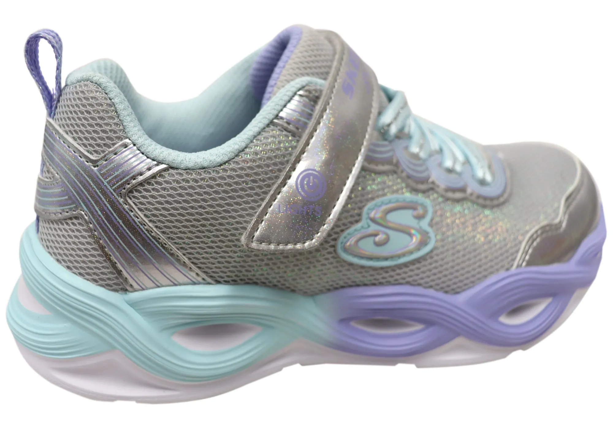 Skechers Girls Kids S Lights Twisty Glow Light Up Shoes Skechers Shoes