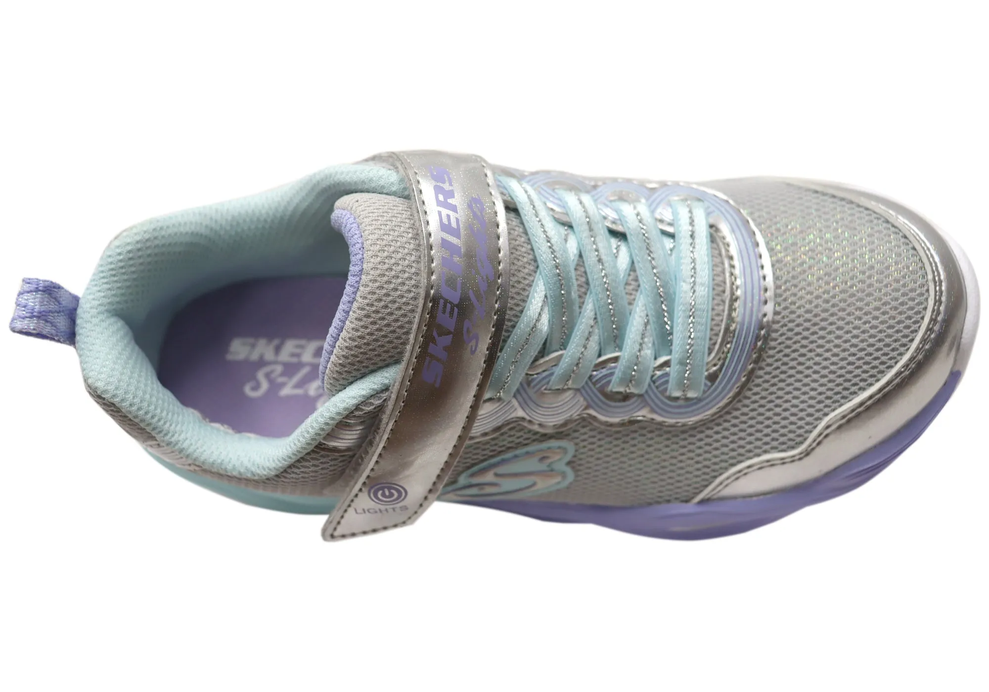 Skechers Girls Kids S Lights Twisty Glow Light Up Shoes Skechers Shoes