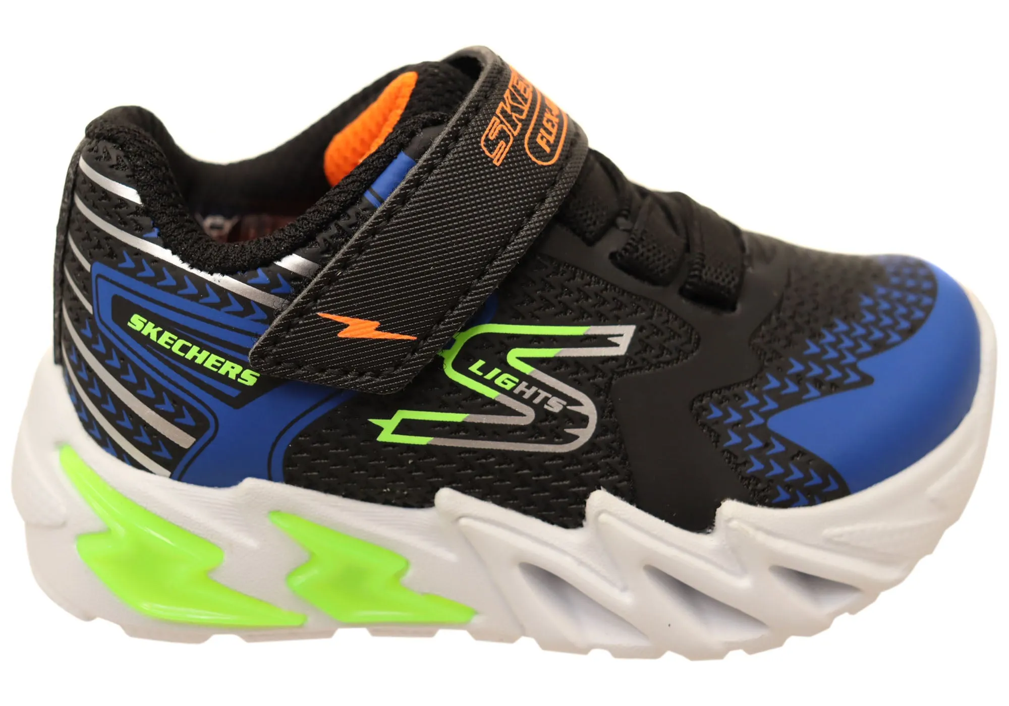 Skechers Infant Toddler Kids Boys S Lights Flex Glow Bolt Shoes Skechers Shoes