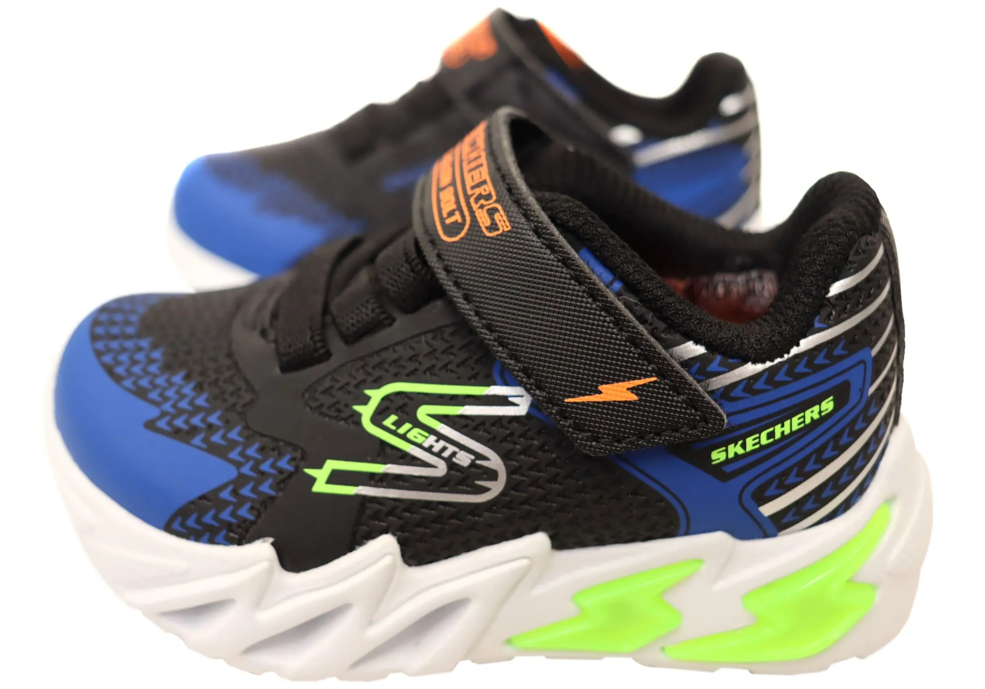 Skechers Infant Toddler Kids Boys S Lights Flex Glow Bolt Shoes Skechers Shoes