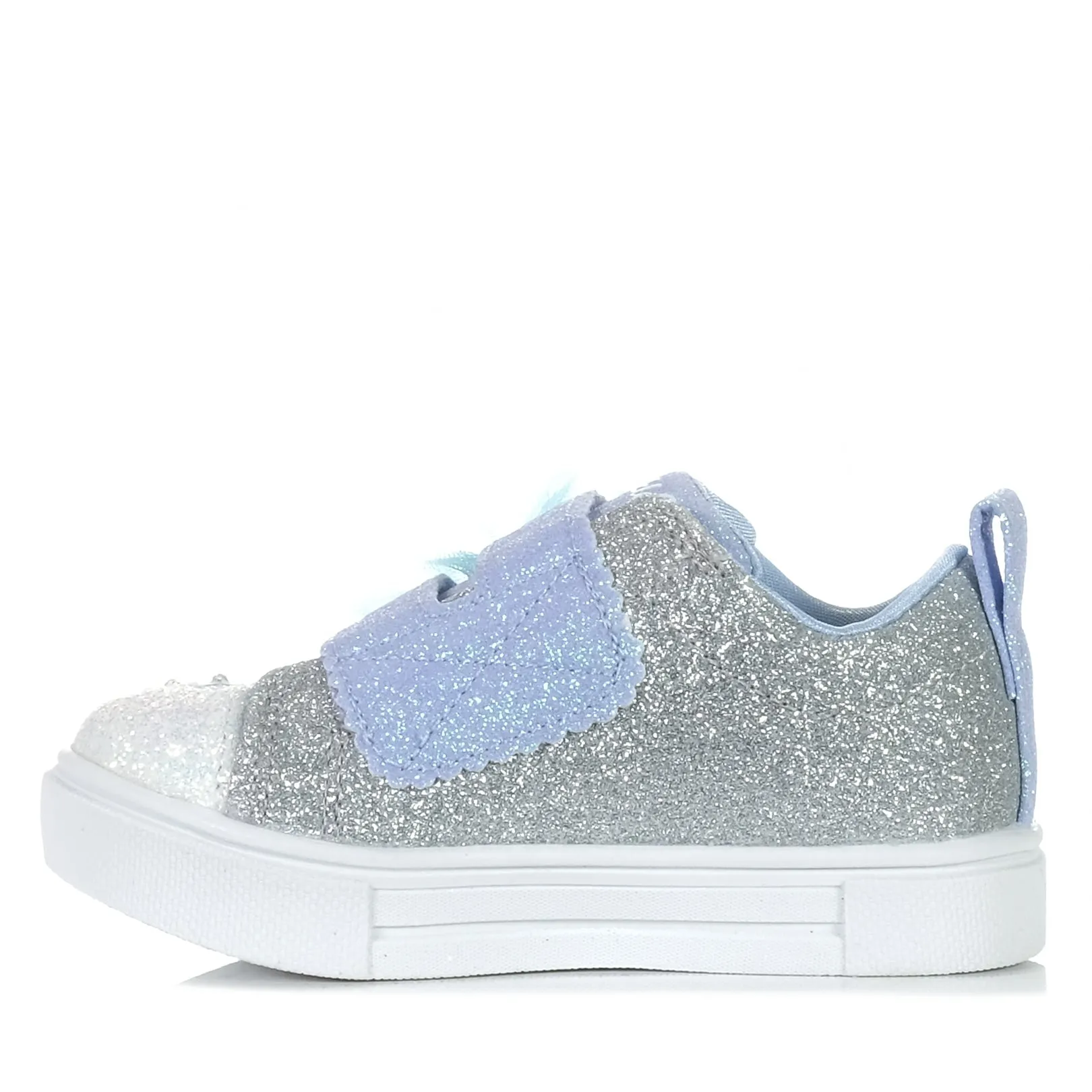 Skechers Infants' Twinkle Sparks - Glitter Gems 314778N Silver/L Shoes_Skechers