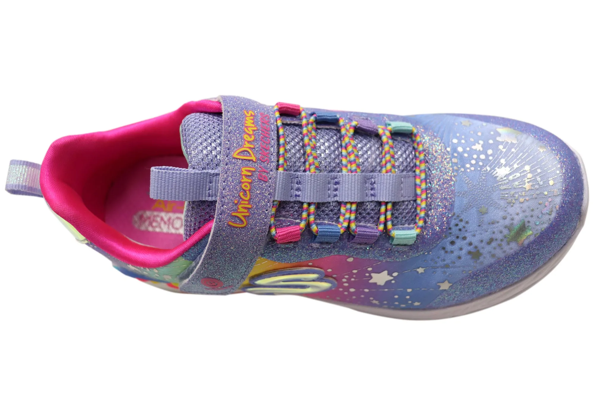 Skechers Kids Girls S Lights Unicorn Dreams Light Up Shoes Skechers Shoes