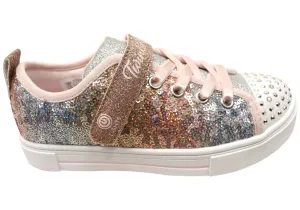 Skechers Kids S Lights Twinkle Sparks Sequin Flash Light Up Shoes Skechers Shoes