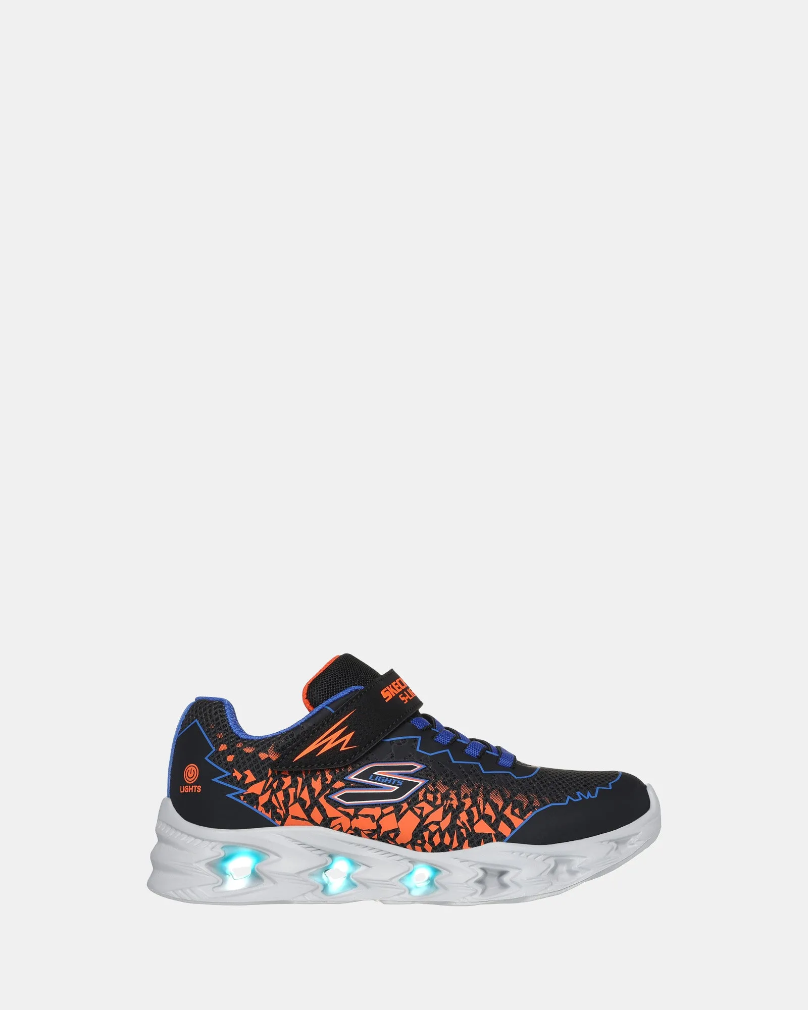 Skechers Shoes Vortex 2.0 Youth Black/Blue/Orange