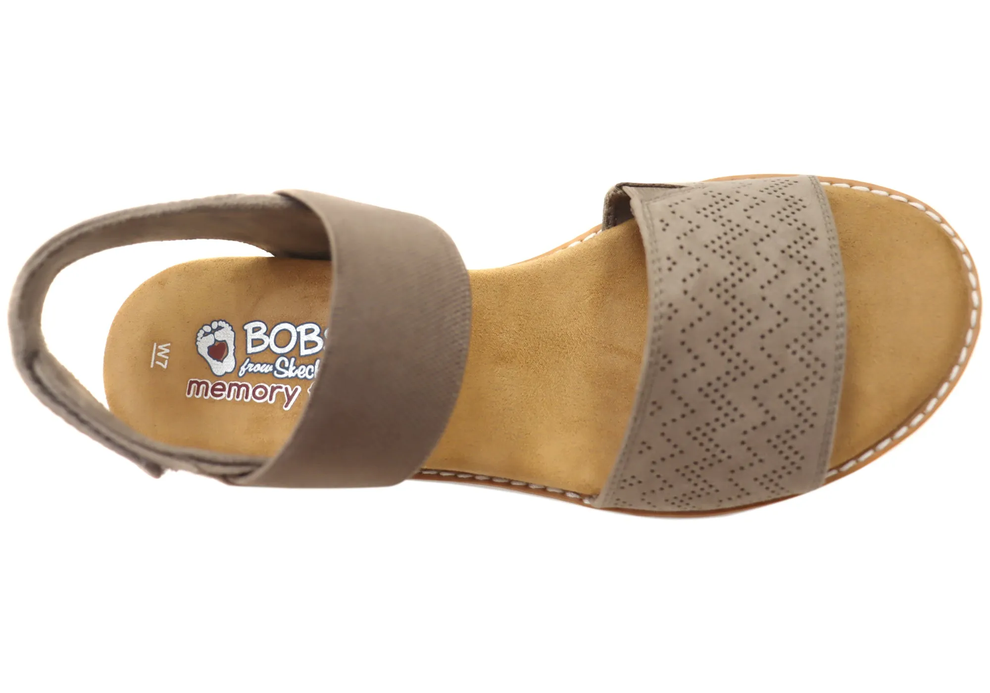 Skechers Womens Bobs Desert Kiss Memory Foam Footbed Sandals Skechers Shoes