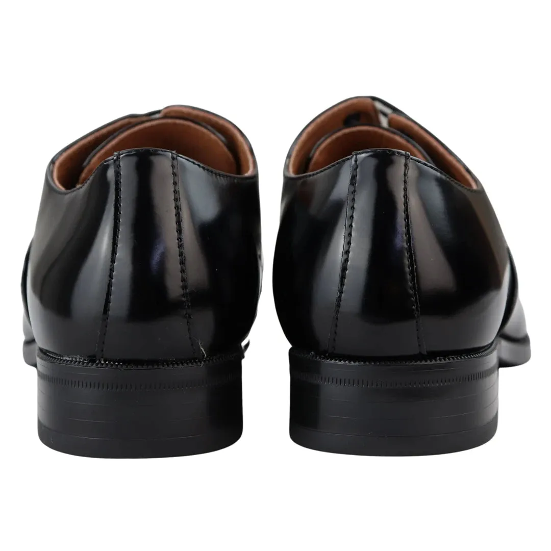 Smart Formal Shoes Patent Round Toe VIntage 1920s