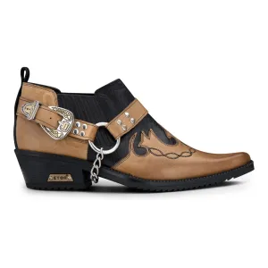 Snake Pattern Leather Wincklepicker Shoes