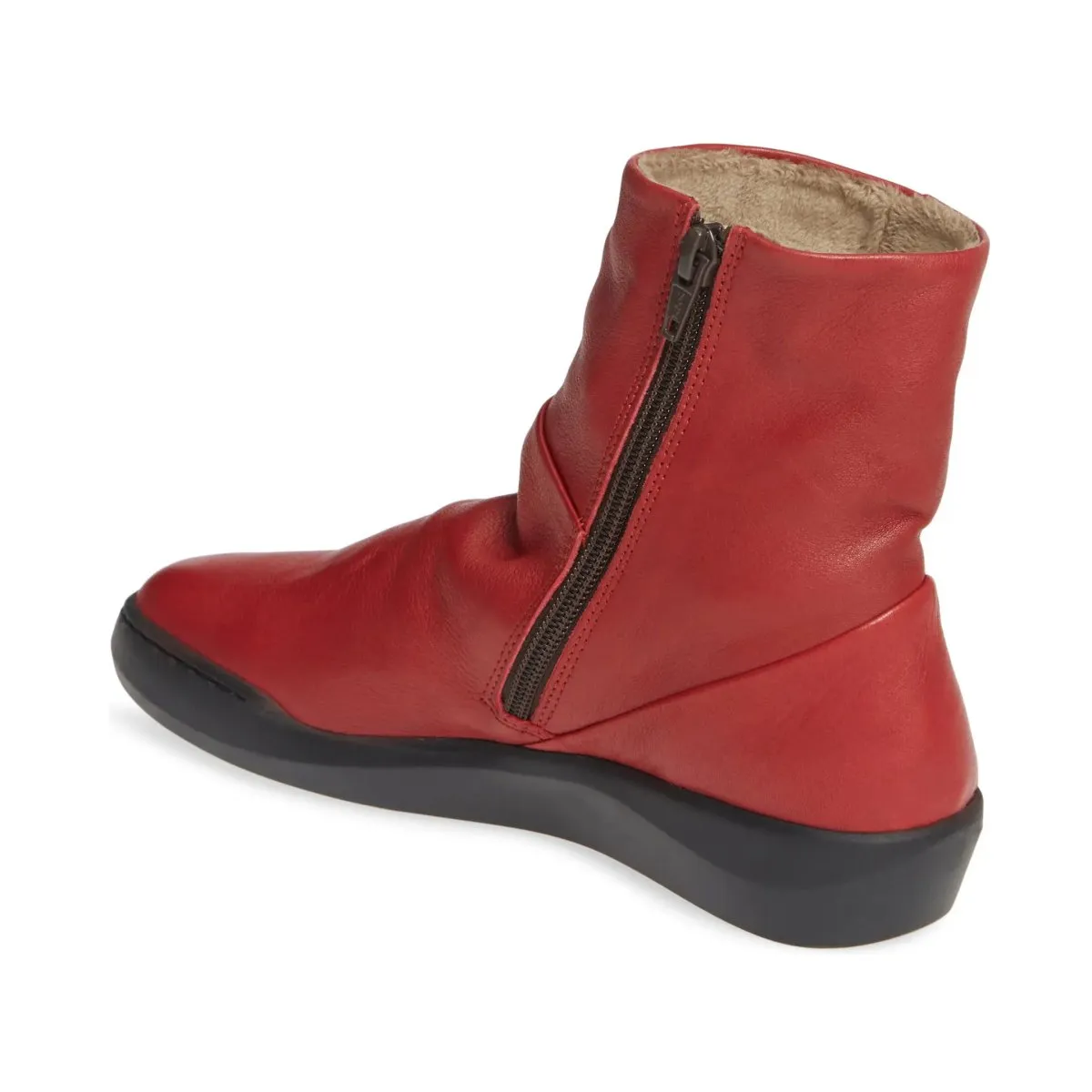Softinos by Bos & Co Women's Bler550SOF Red Smooth Waterproof