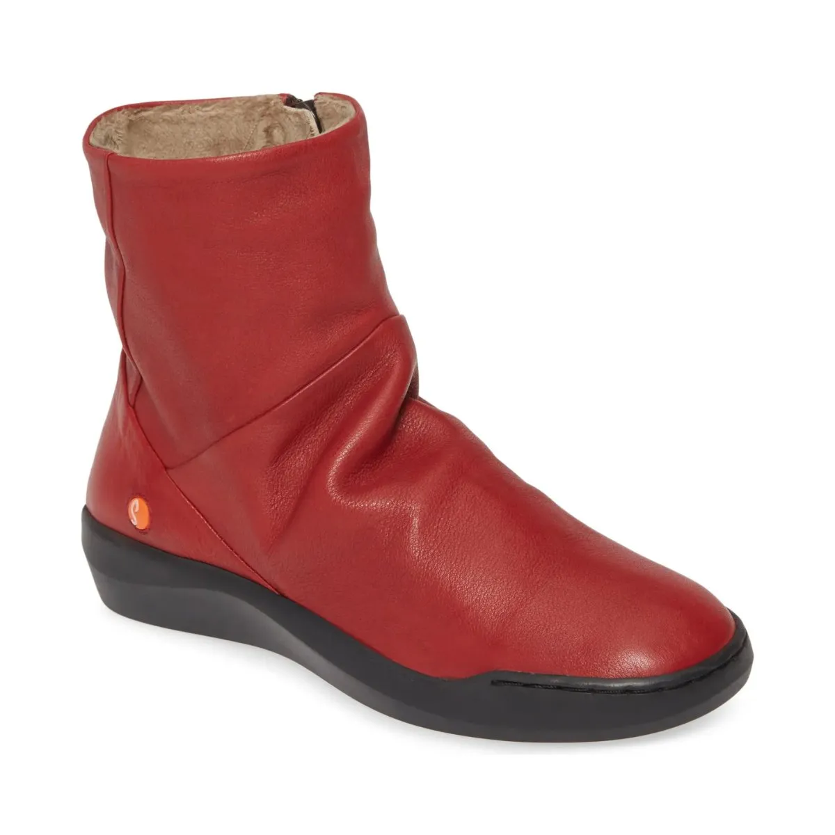 Softinos by Bos & Co Women's Bler550SOF Red Smooth Waterproof