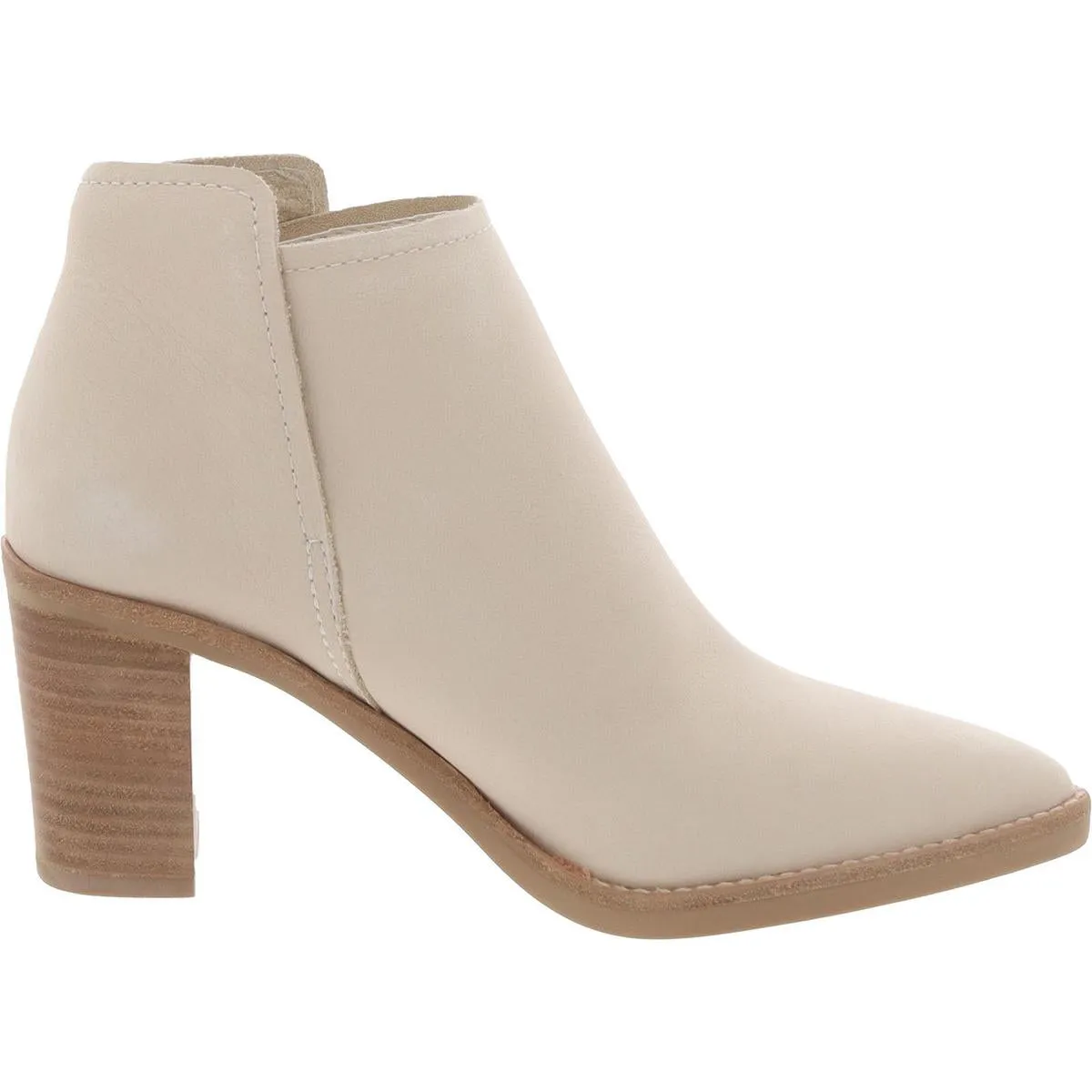 Spade Womens Zipper Leather Ankle Boots