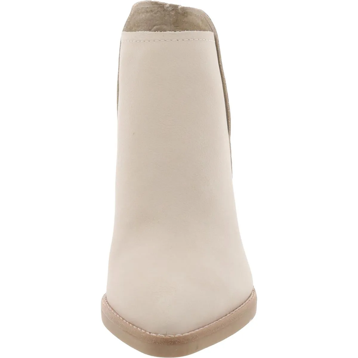 Spade Womens Zipper Leather Ankle Boots