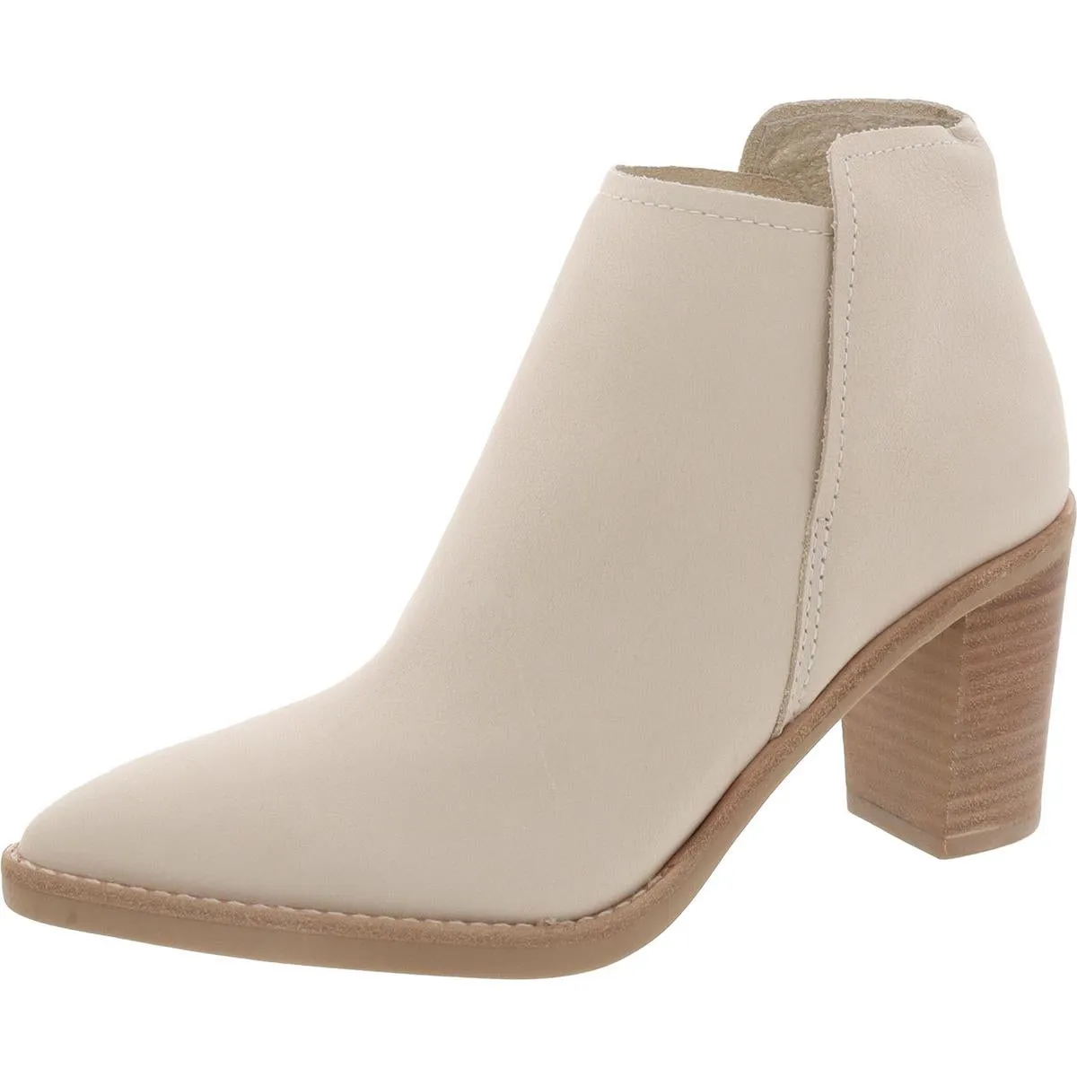 Spade Womens Zipper Leather Ankle Boots