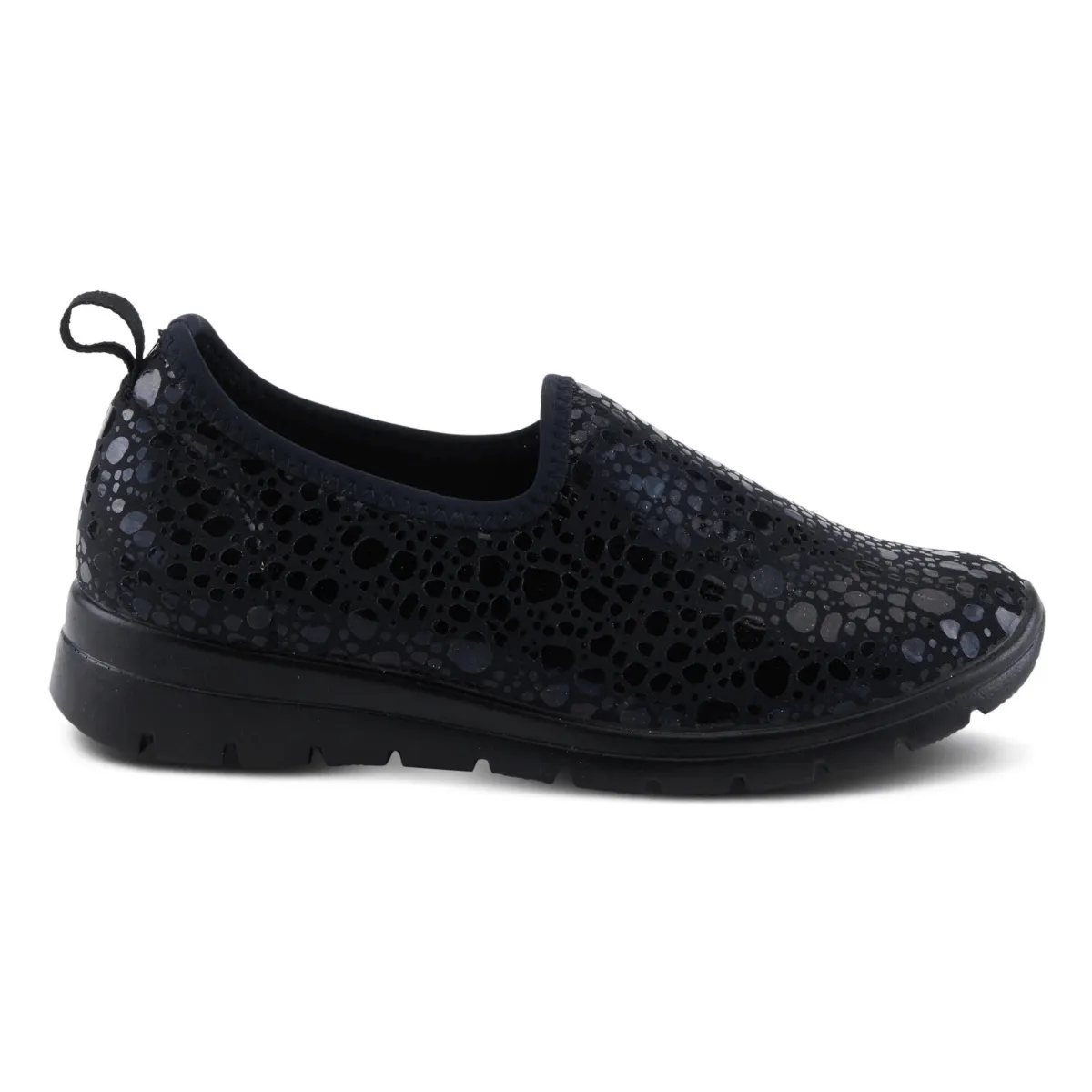 Spring Step Women's Anisia Croco Black