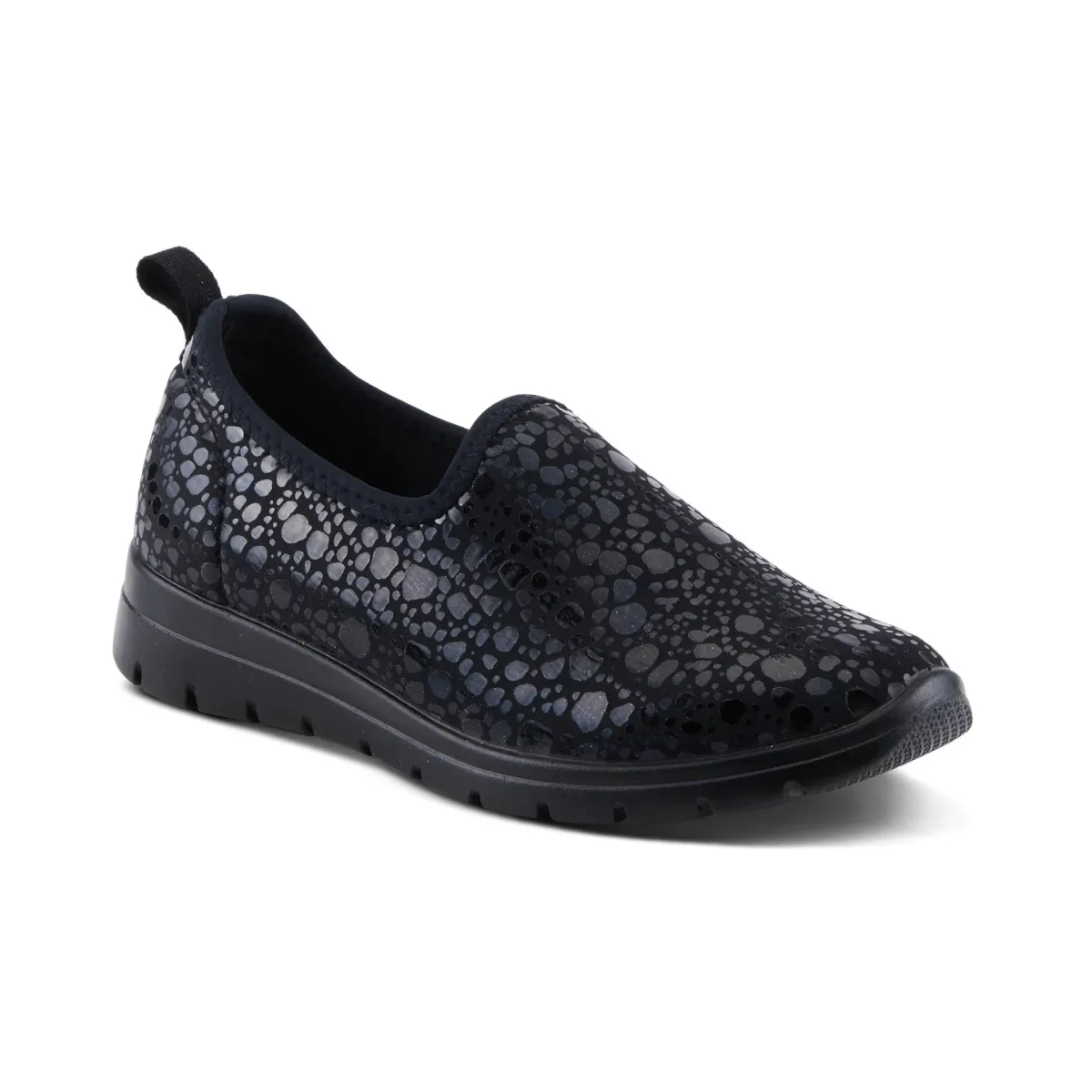 Spring Step Women's Anisia Croco Black