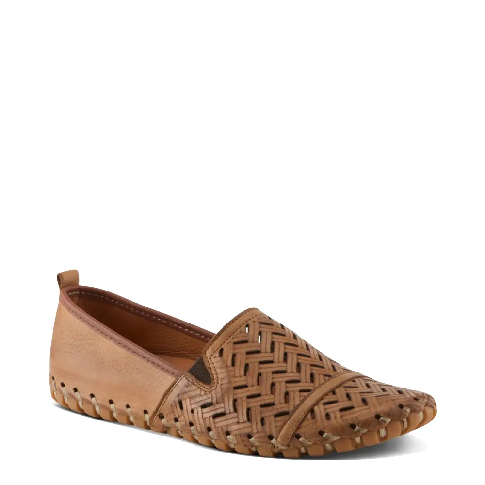 Spring Step Women's Kapri Slip On Flat in Brown