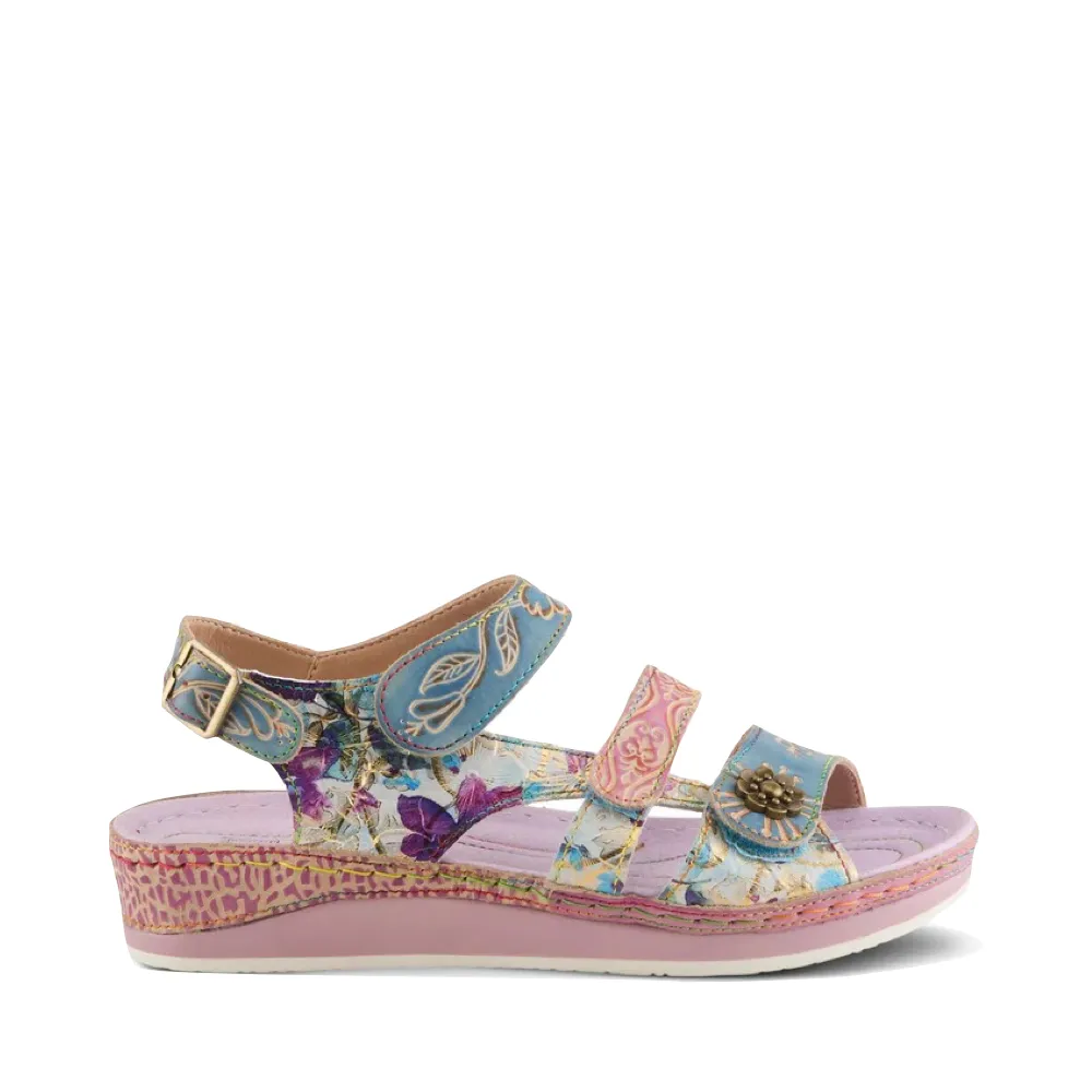 Spring Step Women's Sumacah Sandal in Lilac Multi