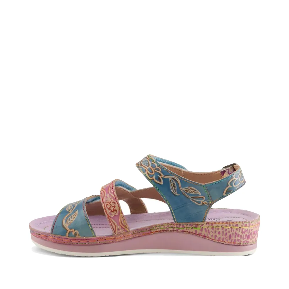 Spring Step Women's Sumacah Sandal in Lilac Multi
