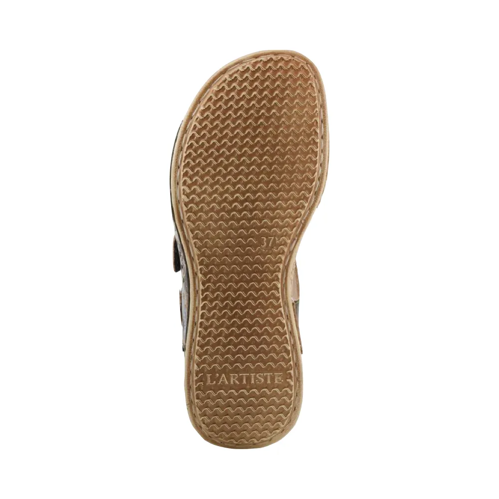 Spring Step Women's Versa Sandal in Black Multi