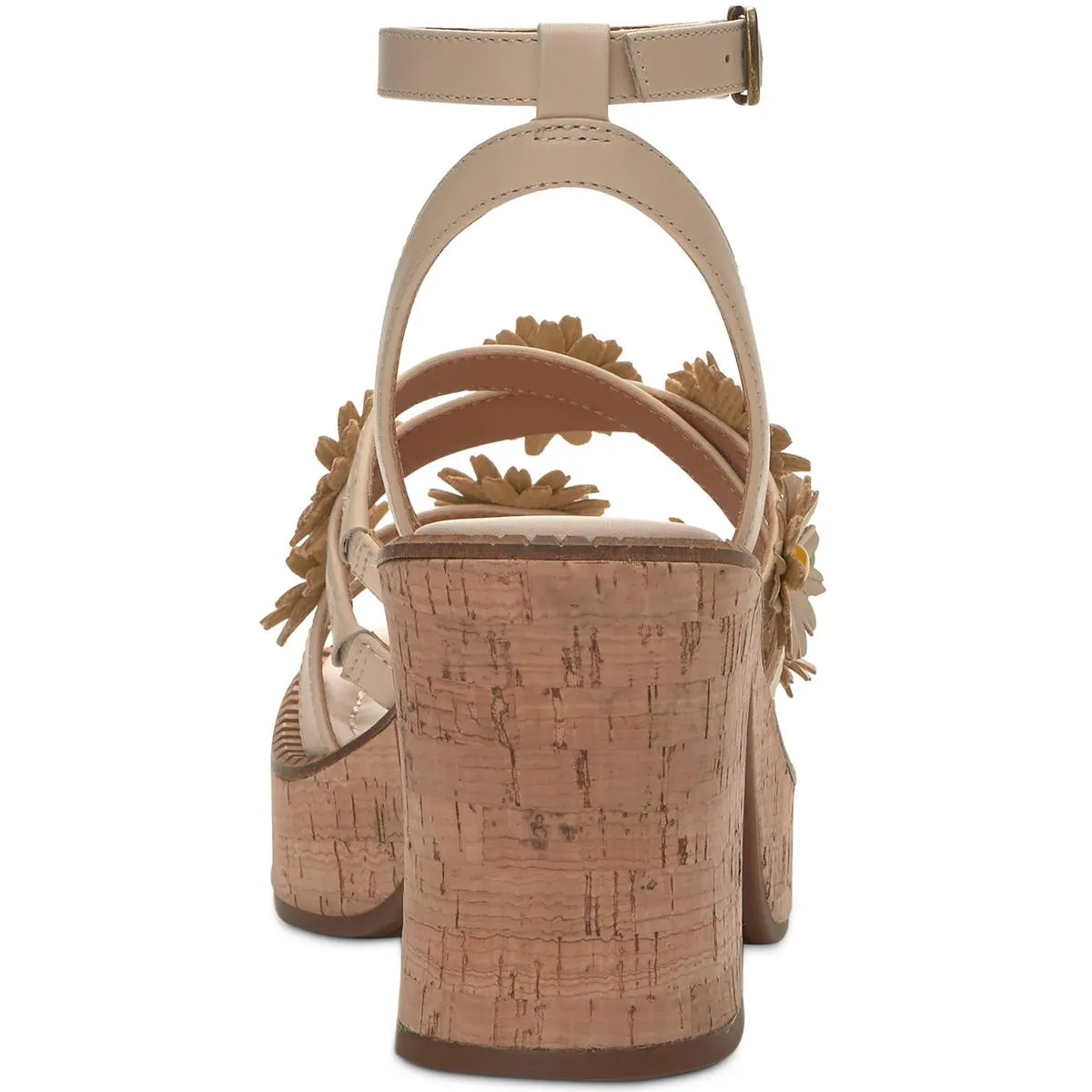 Taiza 2 Womens Leather Floral Slingback Sandals