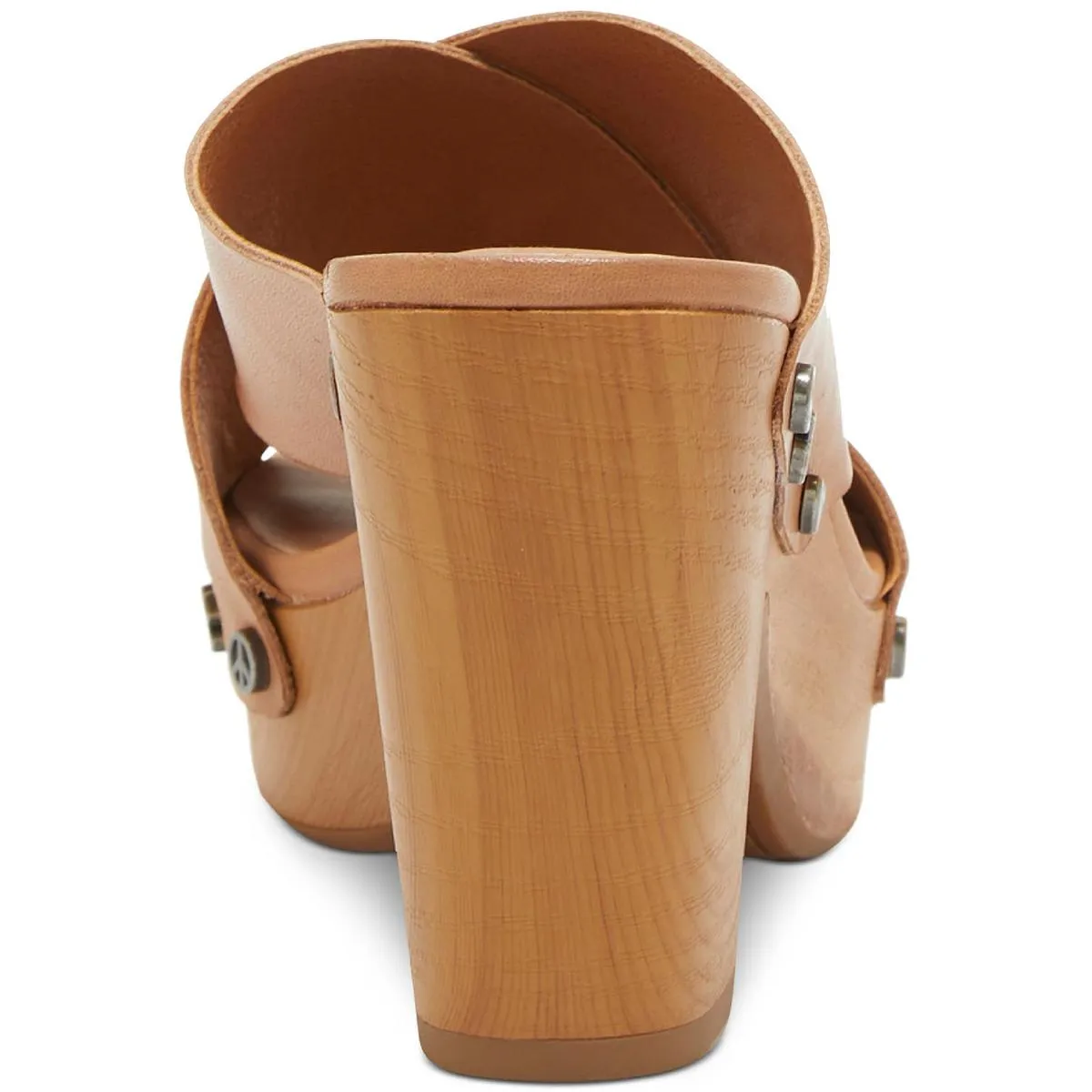 Takara Womens Leather Embellished Clogs