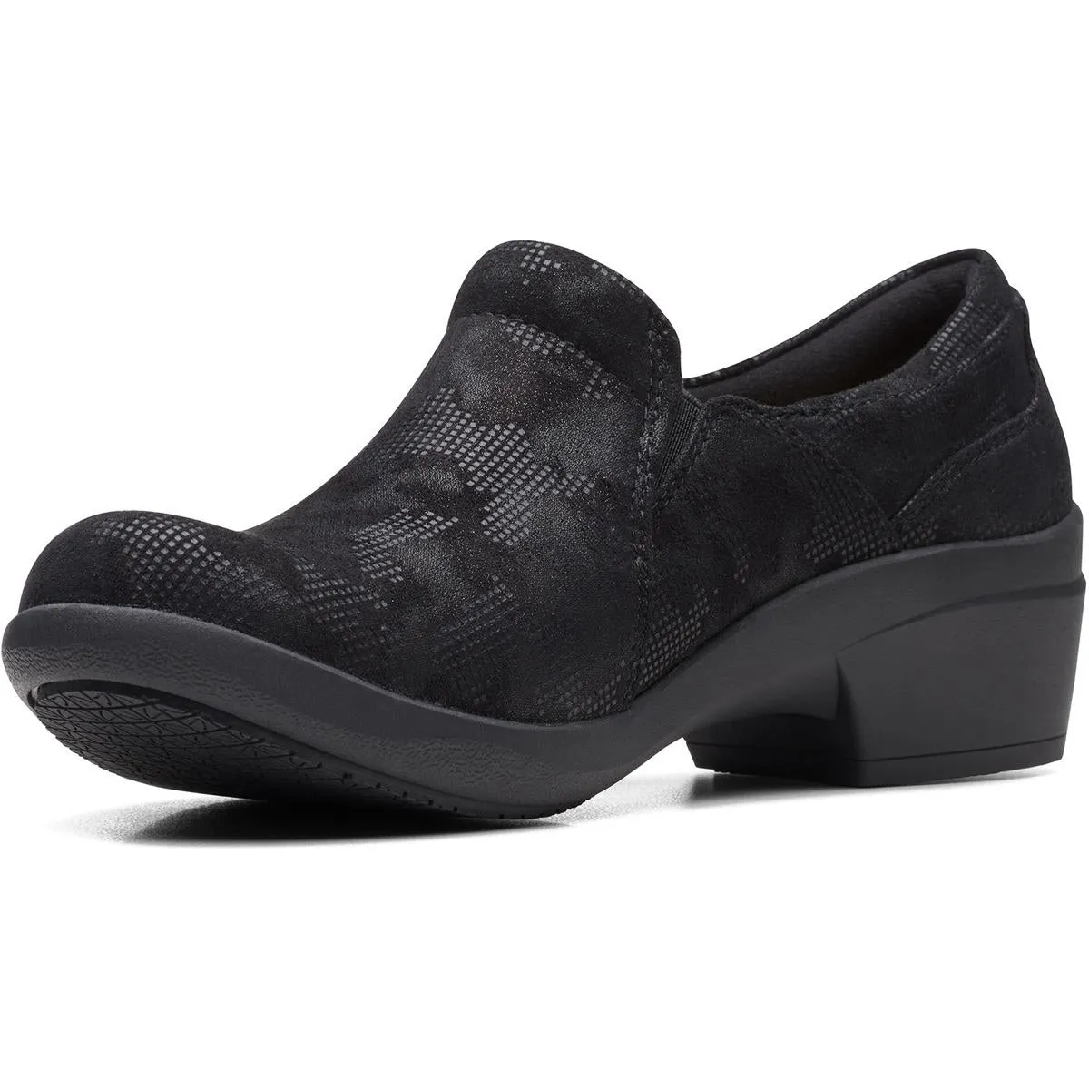 Talene Pace Womens Faux Suede Clogs