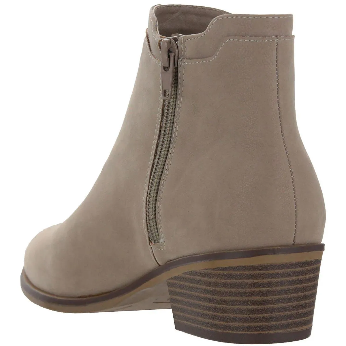 Talya Womens Block Heel Ankle Chelsea Boots