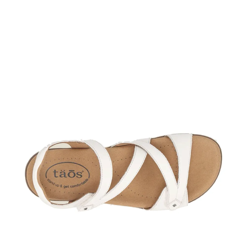 Taos Women's Big Time Sandal in White
