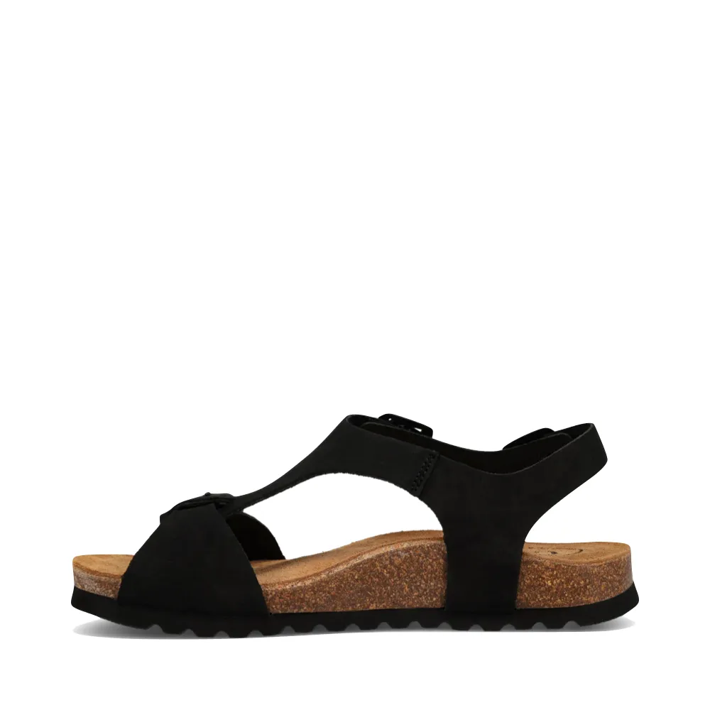 Taos Women's MVP Sandal in Black Suede