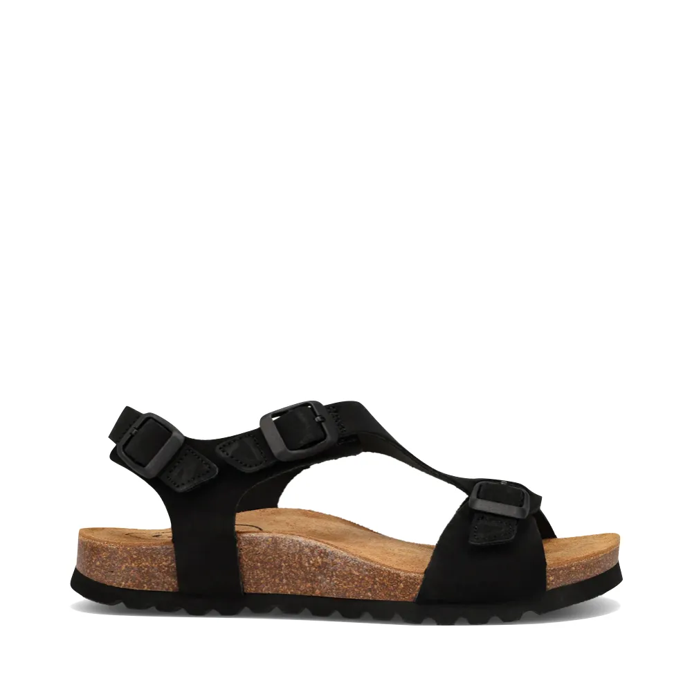 Taos Women's MVP Sandal in Black Suede