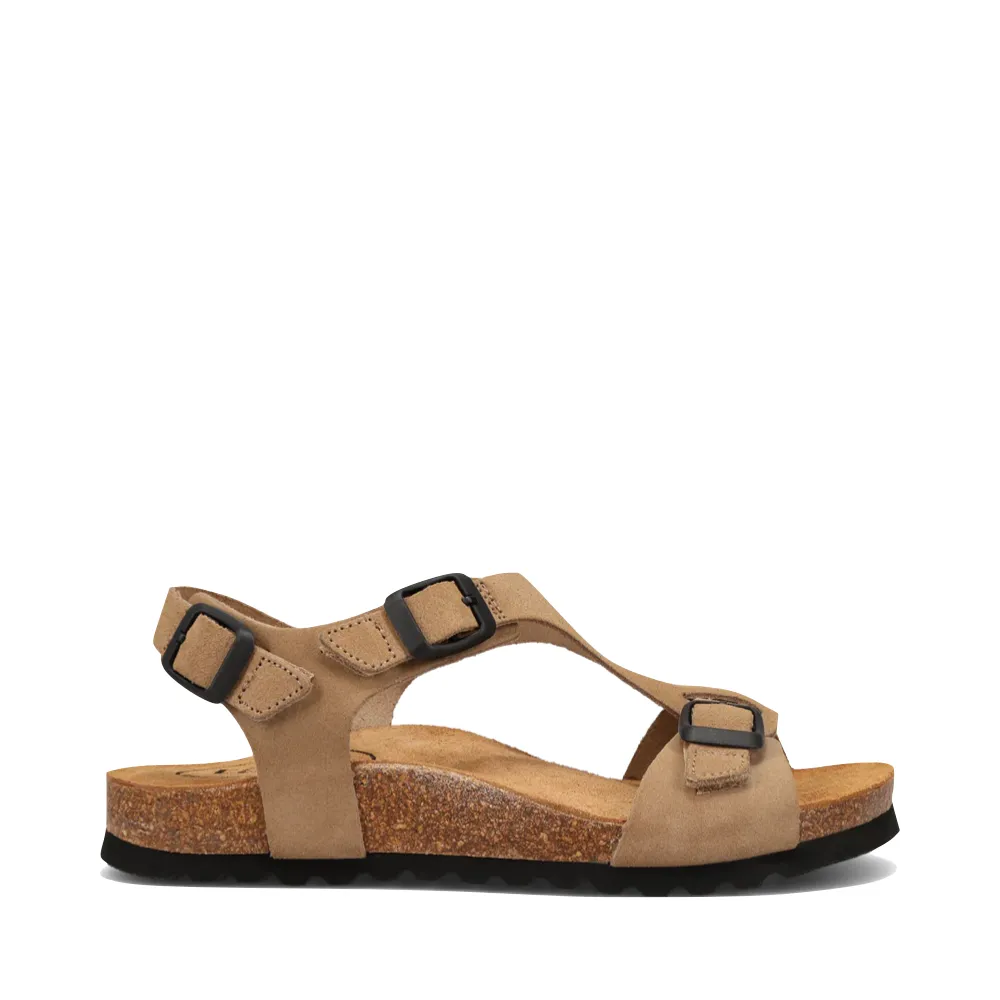 Taos Women's MVP Sandal in Oat Suede