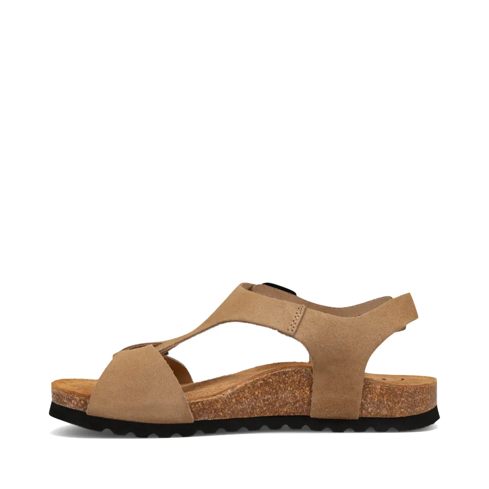 Taos Women's MVP Sandal in Oat Suede