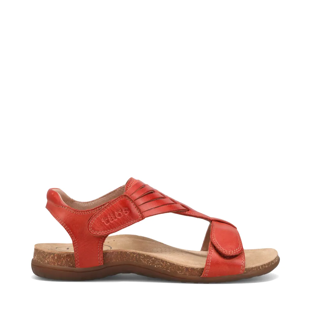 Taos Women's Wonderful Woven Leather Sandal in Bruschetta