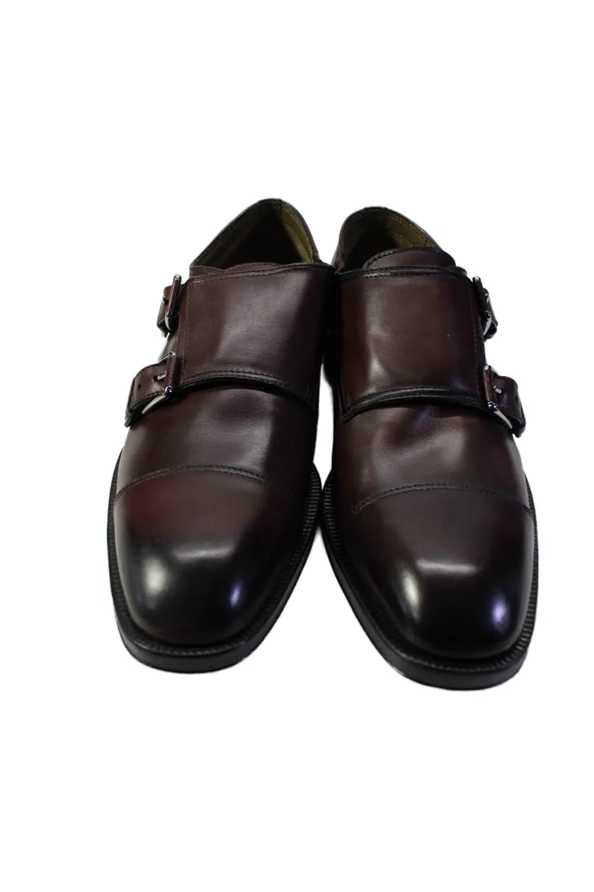 Tardini Mens Brown Genuine Cordovan Leather from England Dress Shoes Shoes