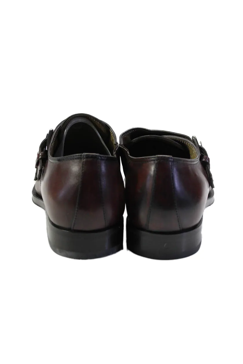 Tardini Mens Brown Genuine Cordovan Leather from England Dress Shoes Shoes