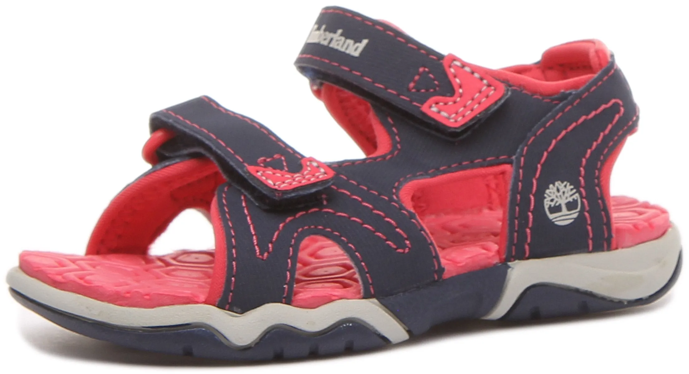 Timberland A1Jzl Perkin Row In Navy Pink For Infants Shoes Timberland