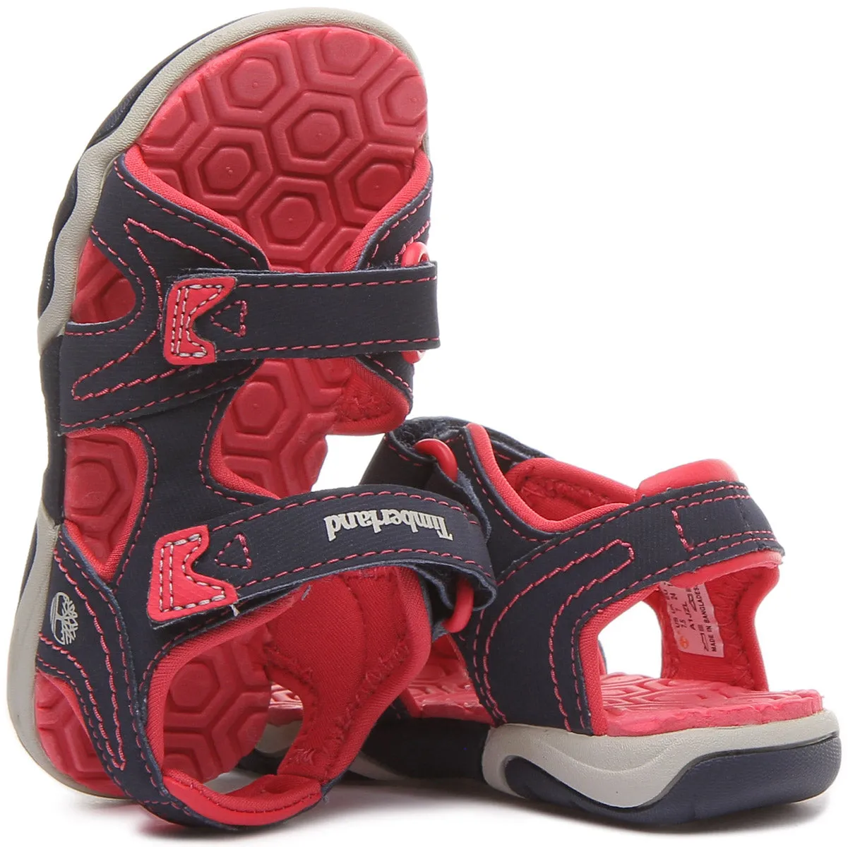 Timberland A1Jzl Perkin Row In Navy Pink For Infants Shoes Timberland