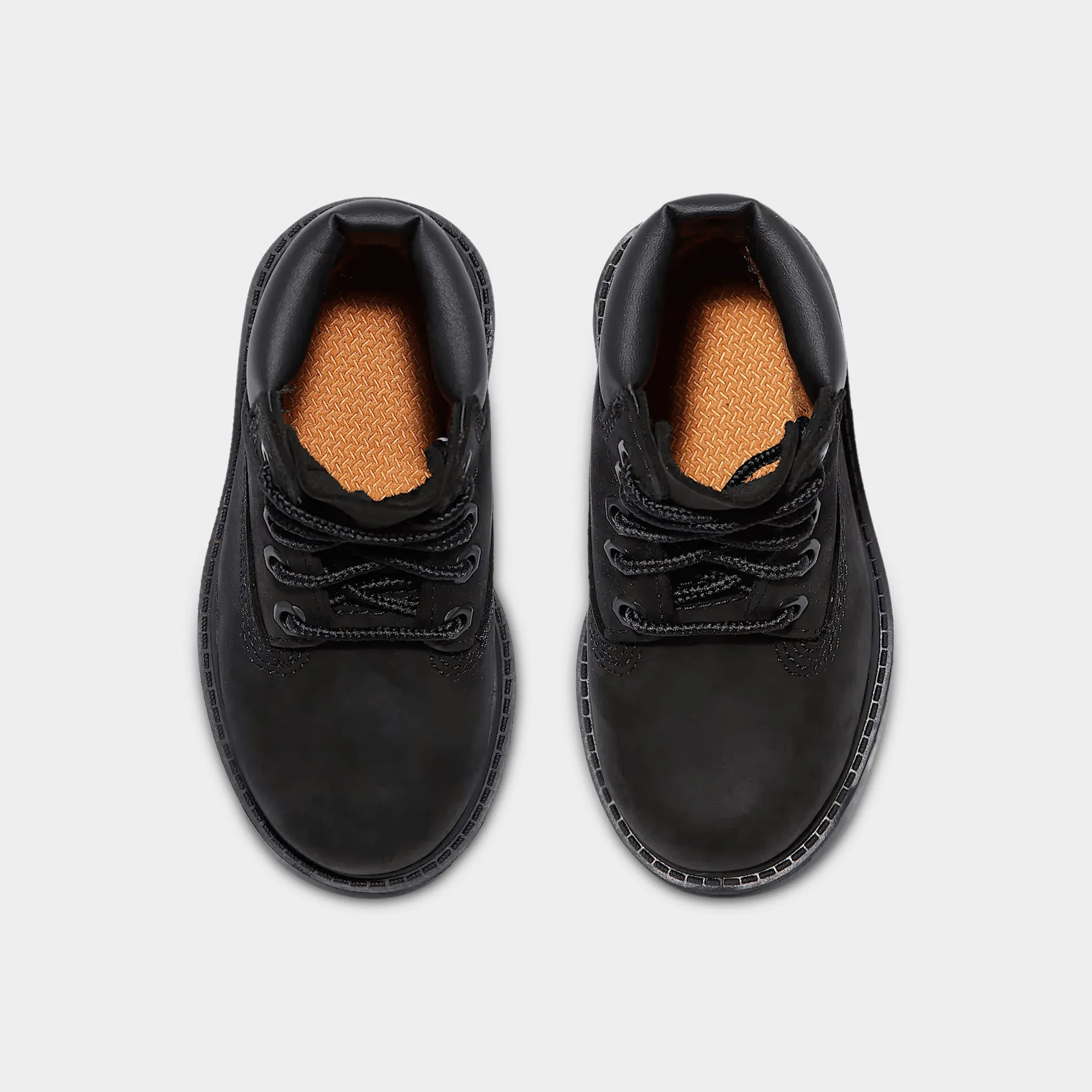 Timberland Infants' 6 Inch Premium Boot / Black Nubuck Timberland Shoes