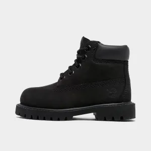 Timberland Infants' 6 Inch Premium Boot / Black Nubuck Timberland Shoes