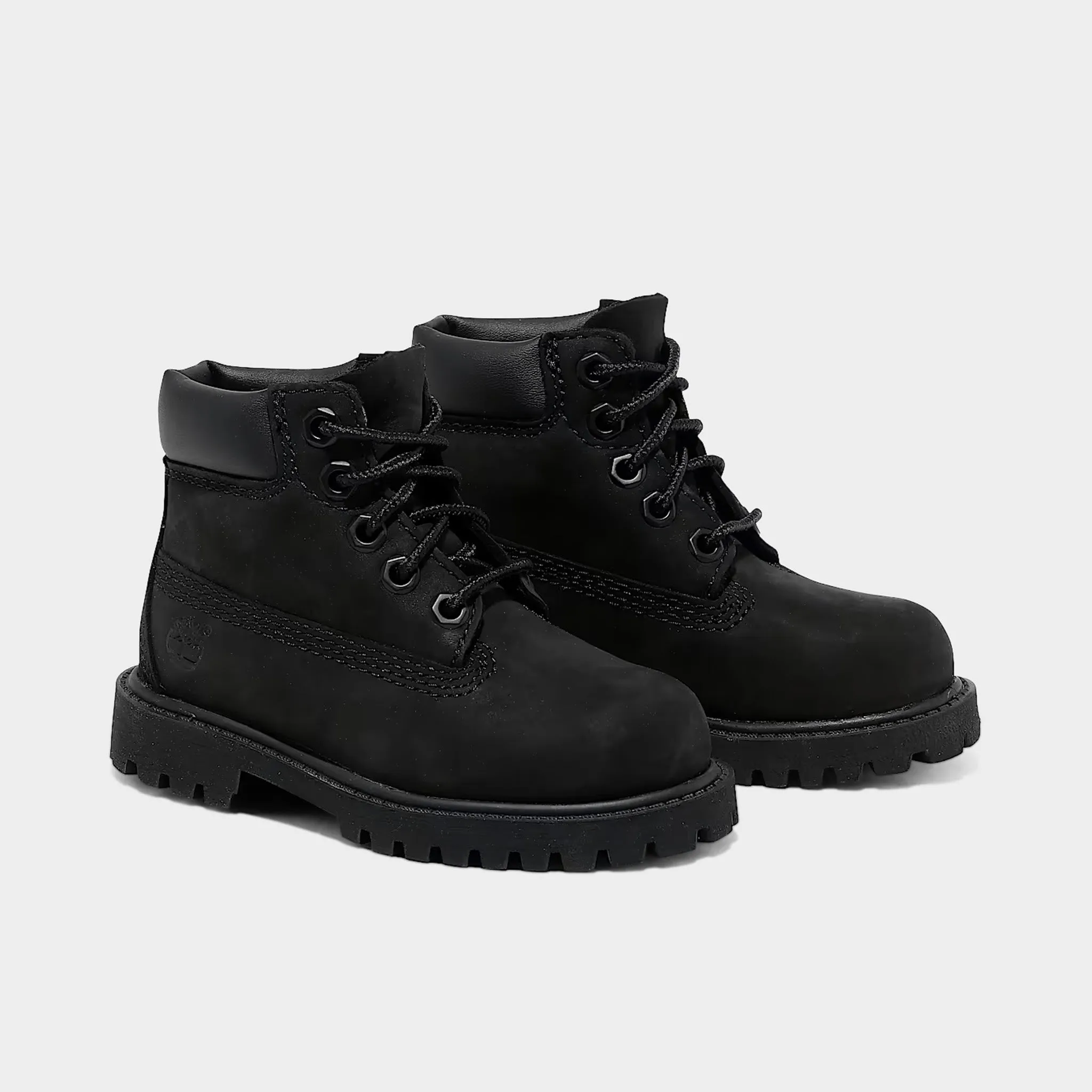 Timberland Infants' 6 Inch Premium Boot / Black Nubuck Timberland Shoes